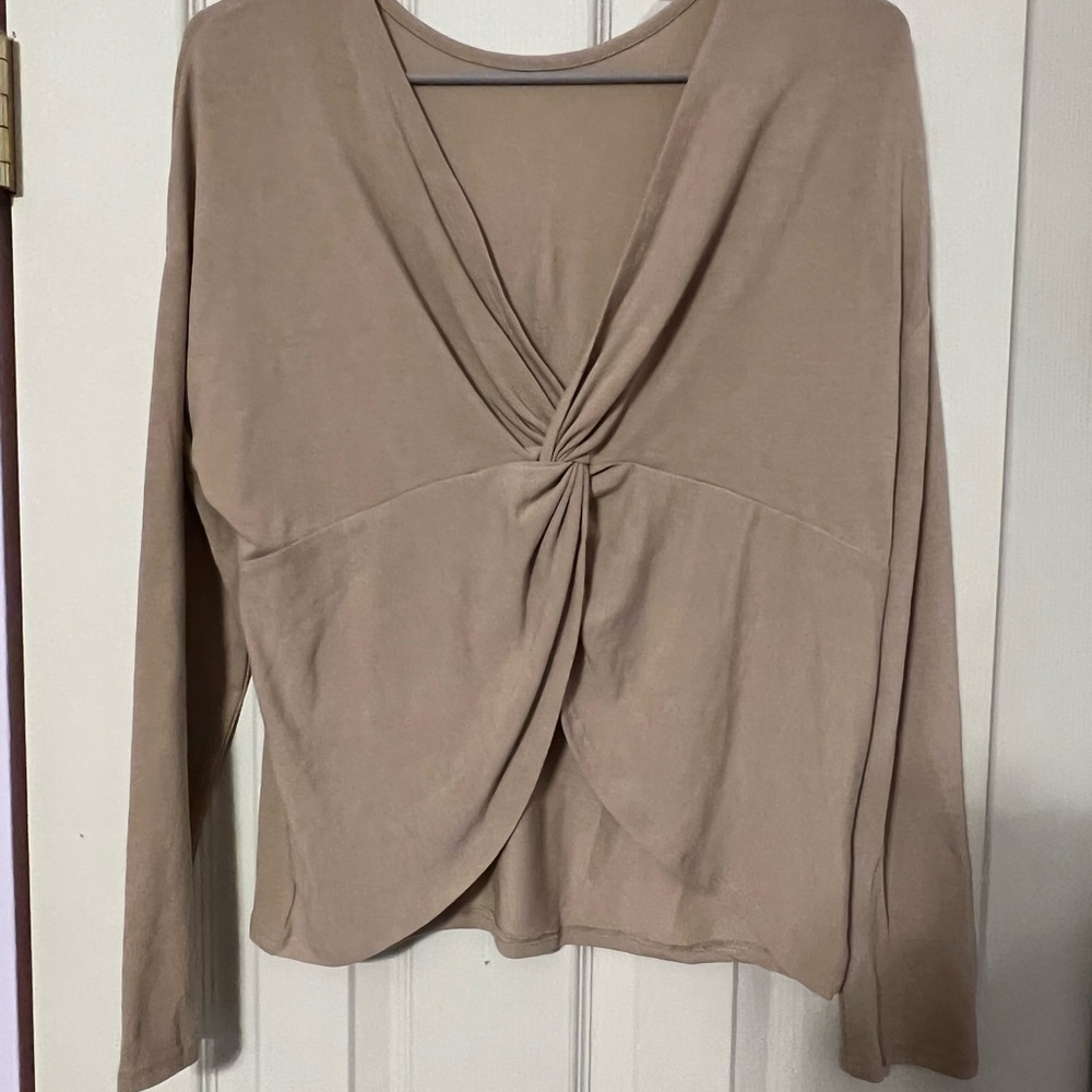 Tan Long sleeve Shirt
